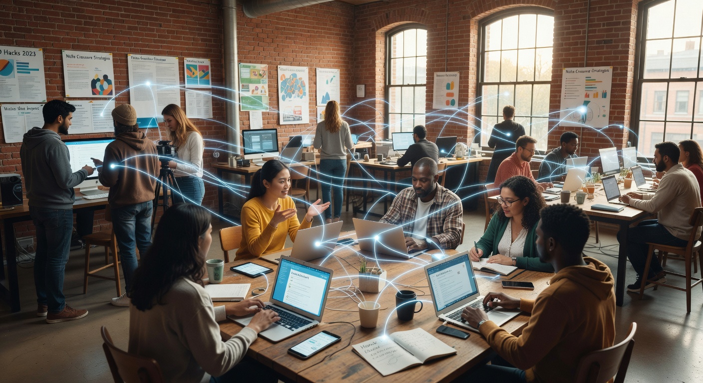 Blogging and content creator community discussing hook strategies