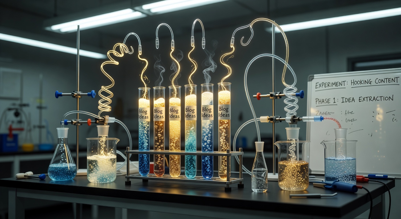 Content experiments and A/B testing of hook formulas